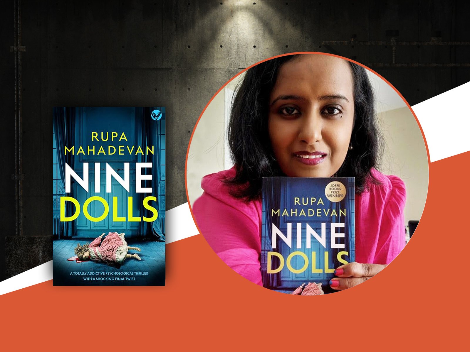 Rupa Mahadevan, author of Nine Dolls